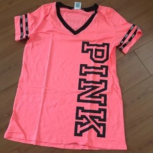NWT Victoria Secret Pink V-Neck Shirt